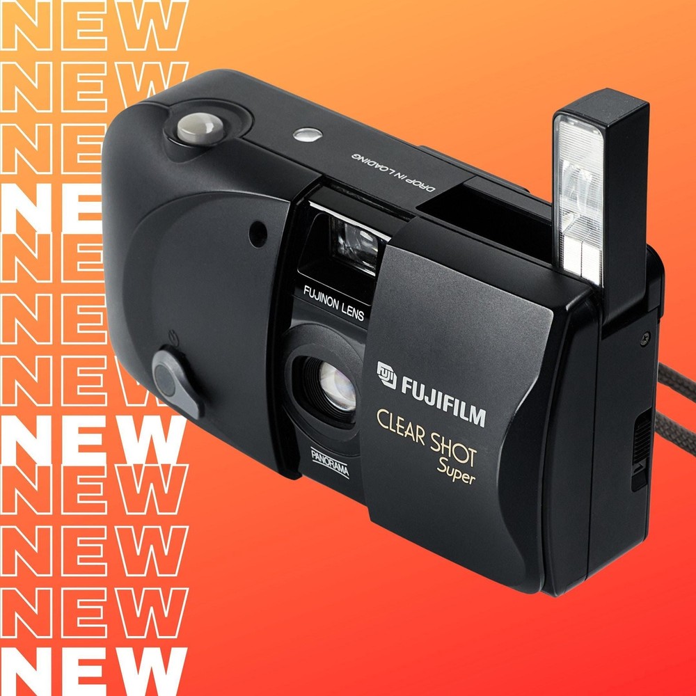 Fujifilm Clearshot Super Vintage Film Camera – Fully Functional Classic Retro Style