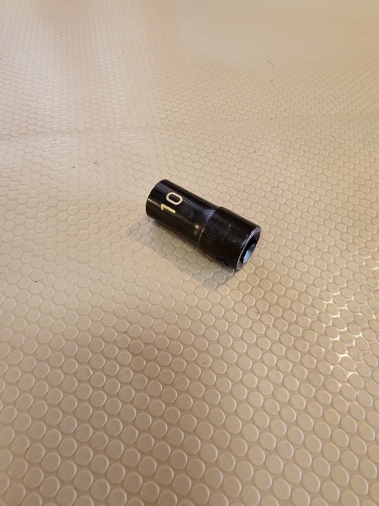 MATCO TOOLS ADV 1/4 Drive 10mm Semi Deep 6 Point Impact Socket ADP10M6V