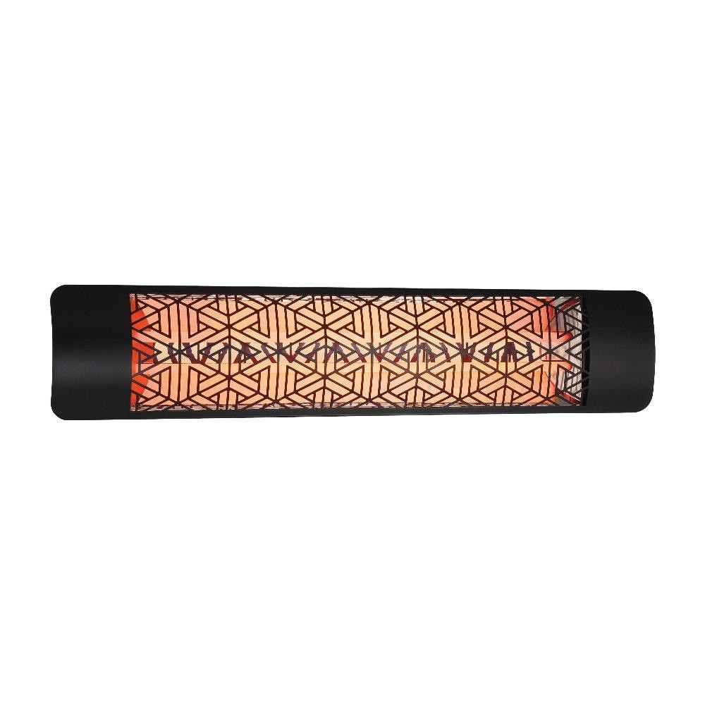 4000 Watt Electric Infrared Dual Element Heater-240 Voltage-Black Finish-Mason