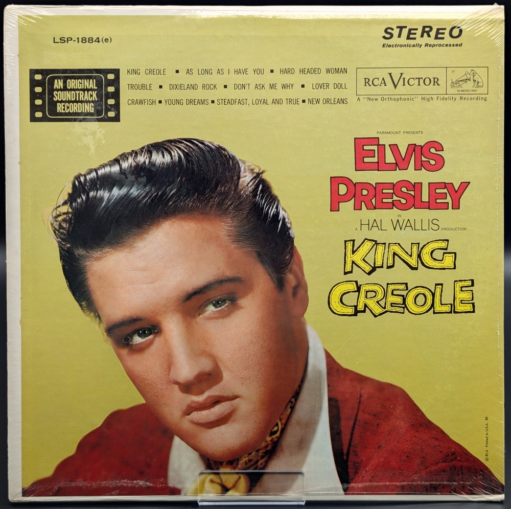 SEALED, Elvis Presley - King Creole LSP-1884(e), Stereo, Reissue, US, 1962-1968