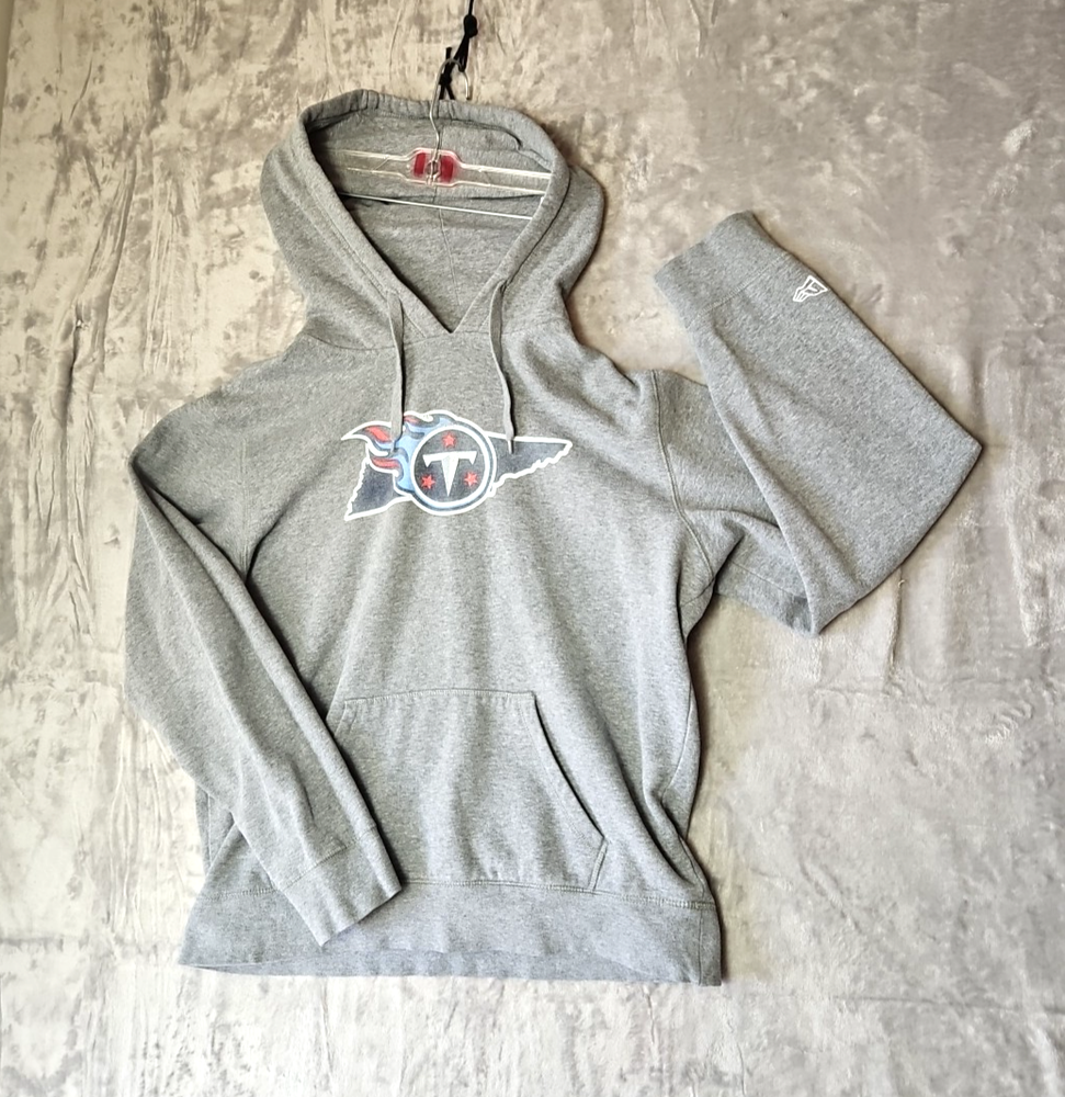 Hoodie Mens L Tennessee Titans  Gray Vintage NFL Team Apparel