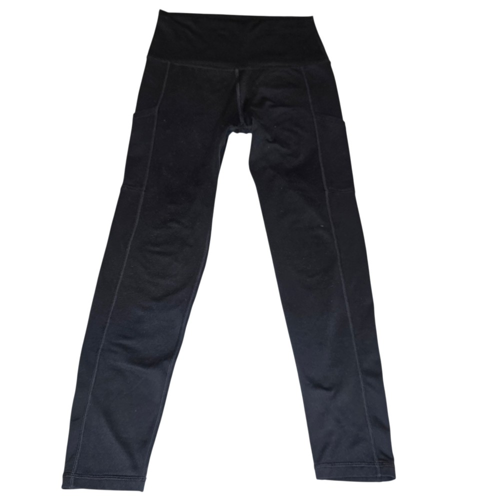 Aerie Chill Play Move Leggings S Short Black. Athleisure,Pockets. Made 05/18
