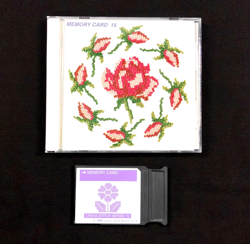 Cross Stitch Embroidery Designs Card #15 for Janome Elna Kenmore Machines