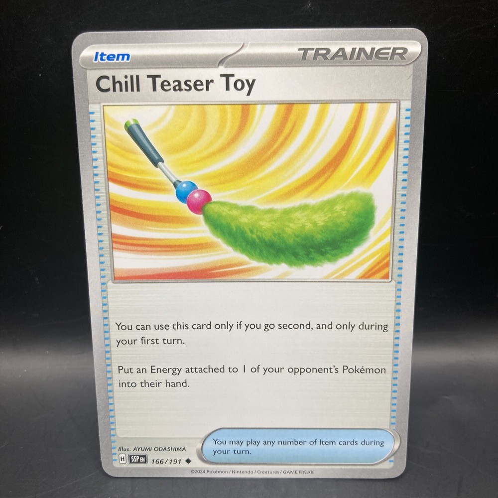 Chill Teaser Toy 166/191 Sv08 Surging Sparks Regular Trading Card Game Collectible