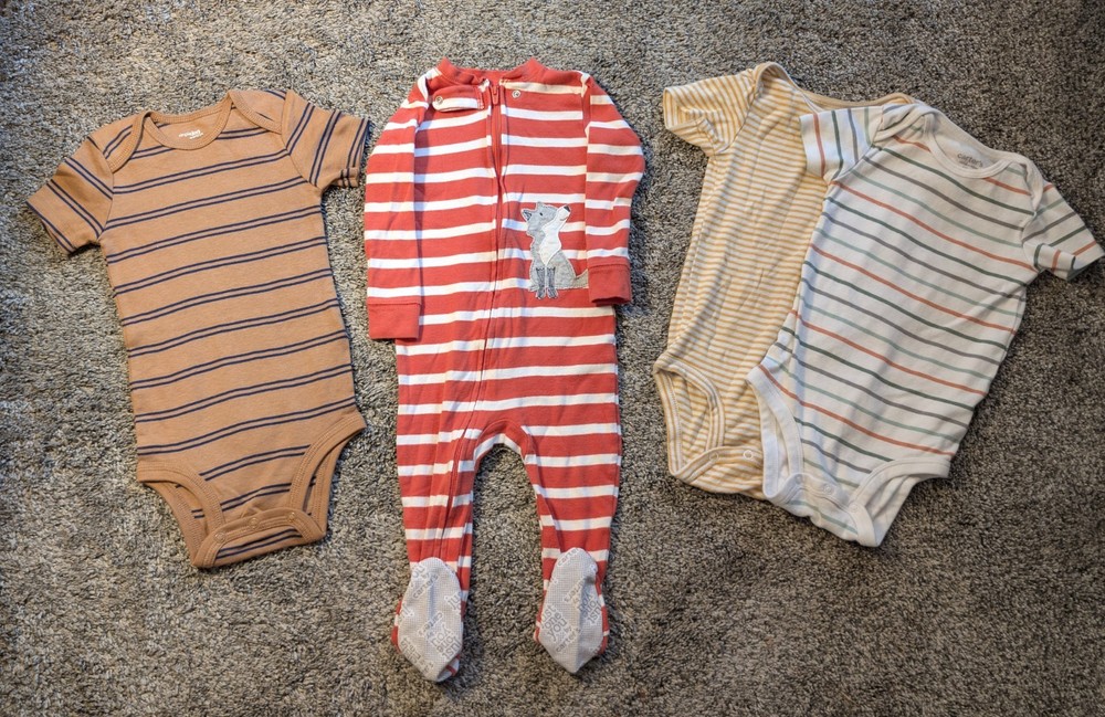 Carter's Based Striped 4-Piece Baby Clothes, 12M-18M