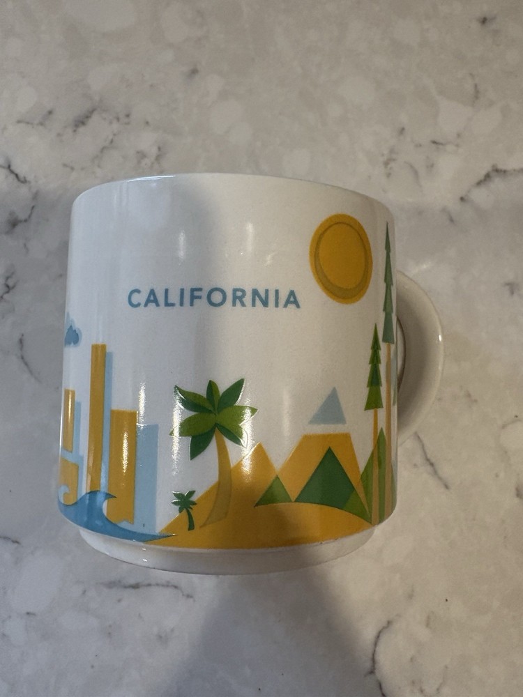 Starbucks You Are Here California 14 oz Mug Collectable 2015 Pre Owned No Box