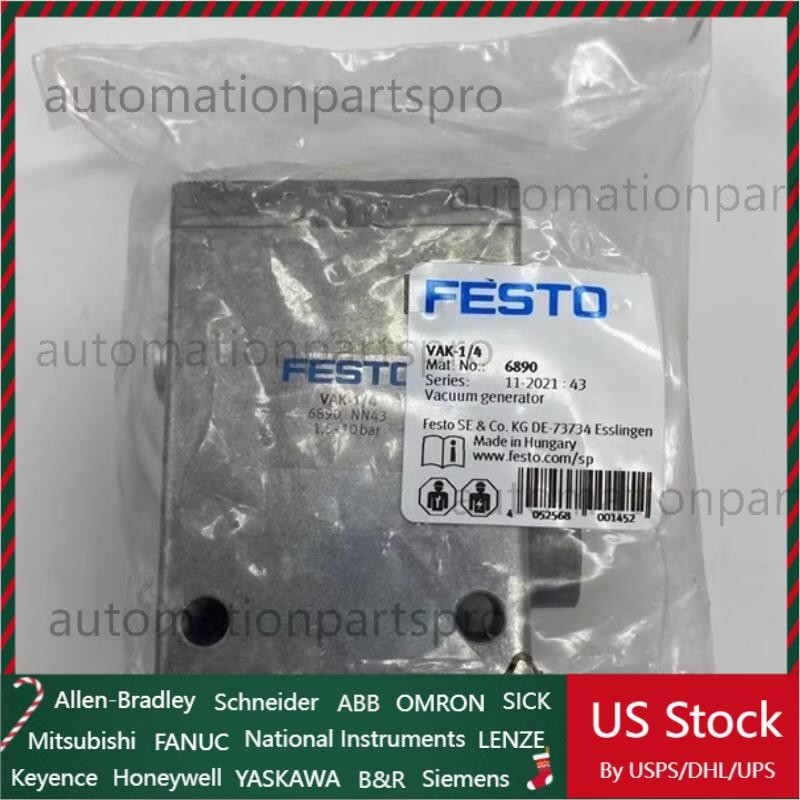 1PC NEW FESTO VAK-1/4 6890 Vacuum Generator