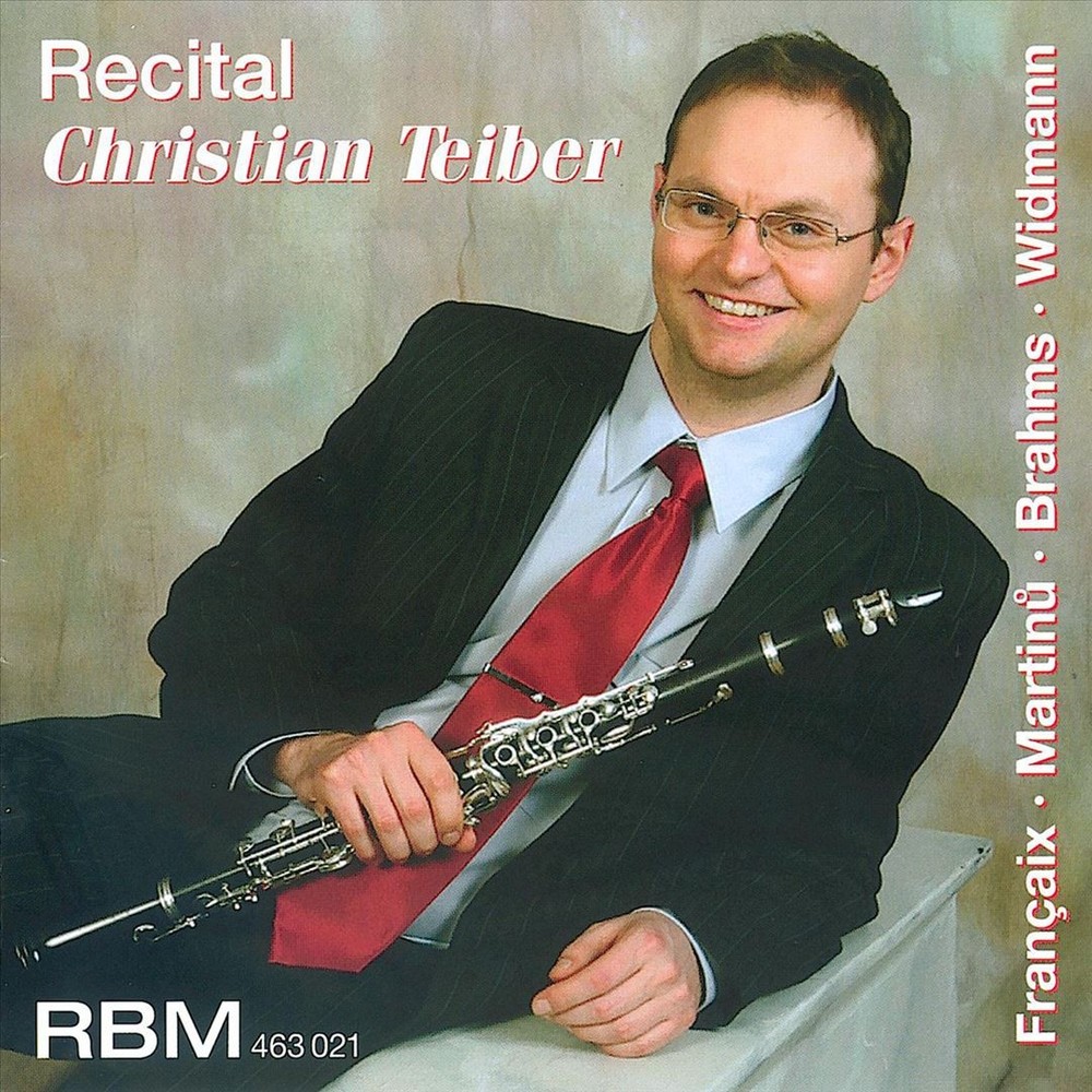 Recital C Teiber Francaix Martinu Brahms Widman CD 2012