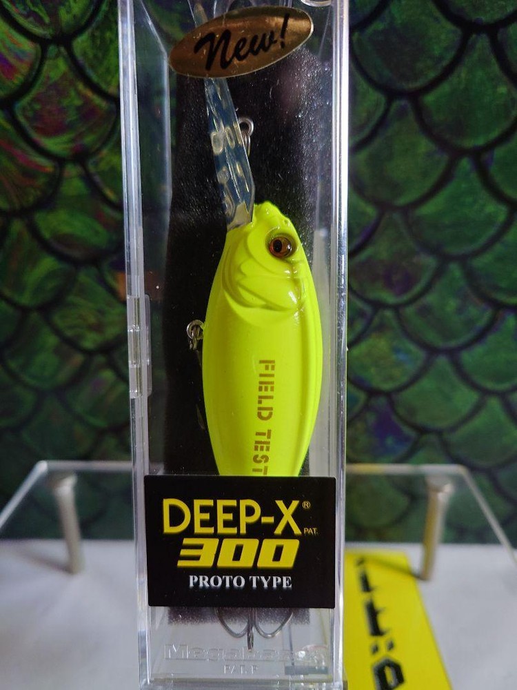 Fishing Lure Megabass Ito Deep X X300 Prototype Chart