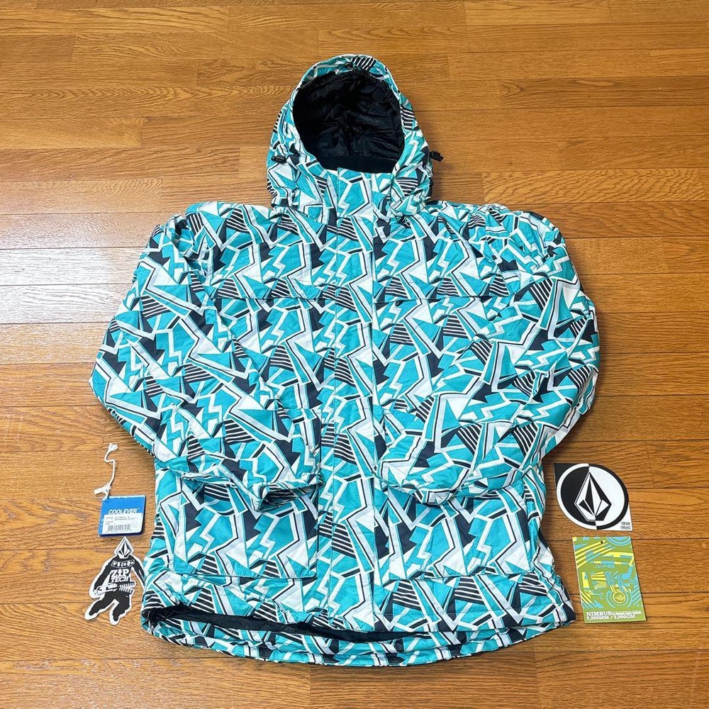 Volcom Snowboard Jacket Mens Size L Blue