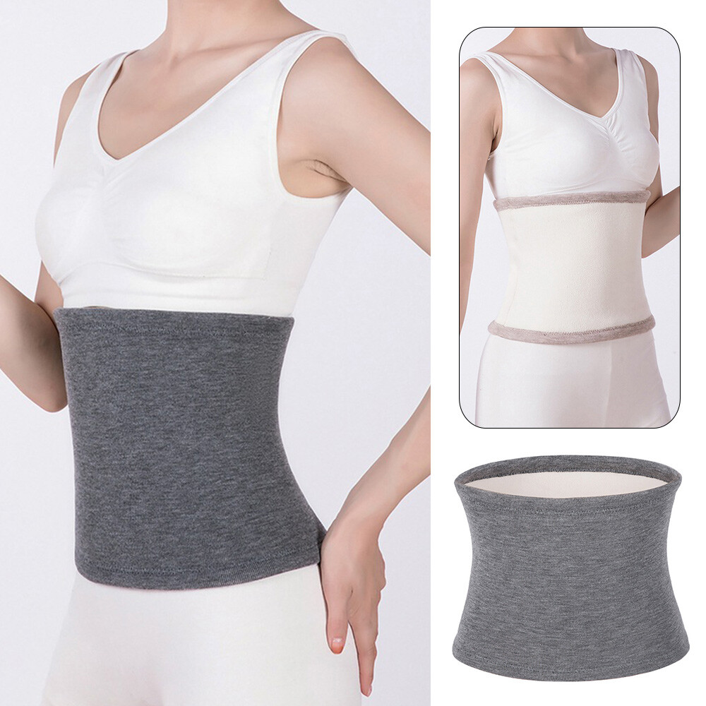 Thickened Cashmere Waist Belt for Winter Lumbar Support and Sport Safety