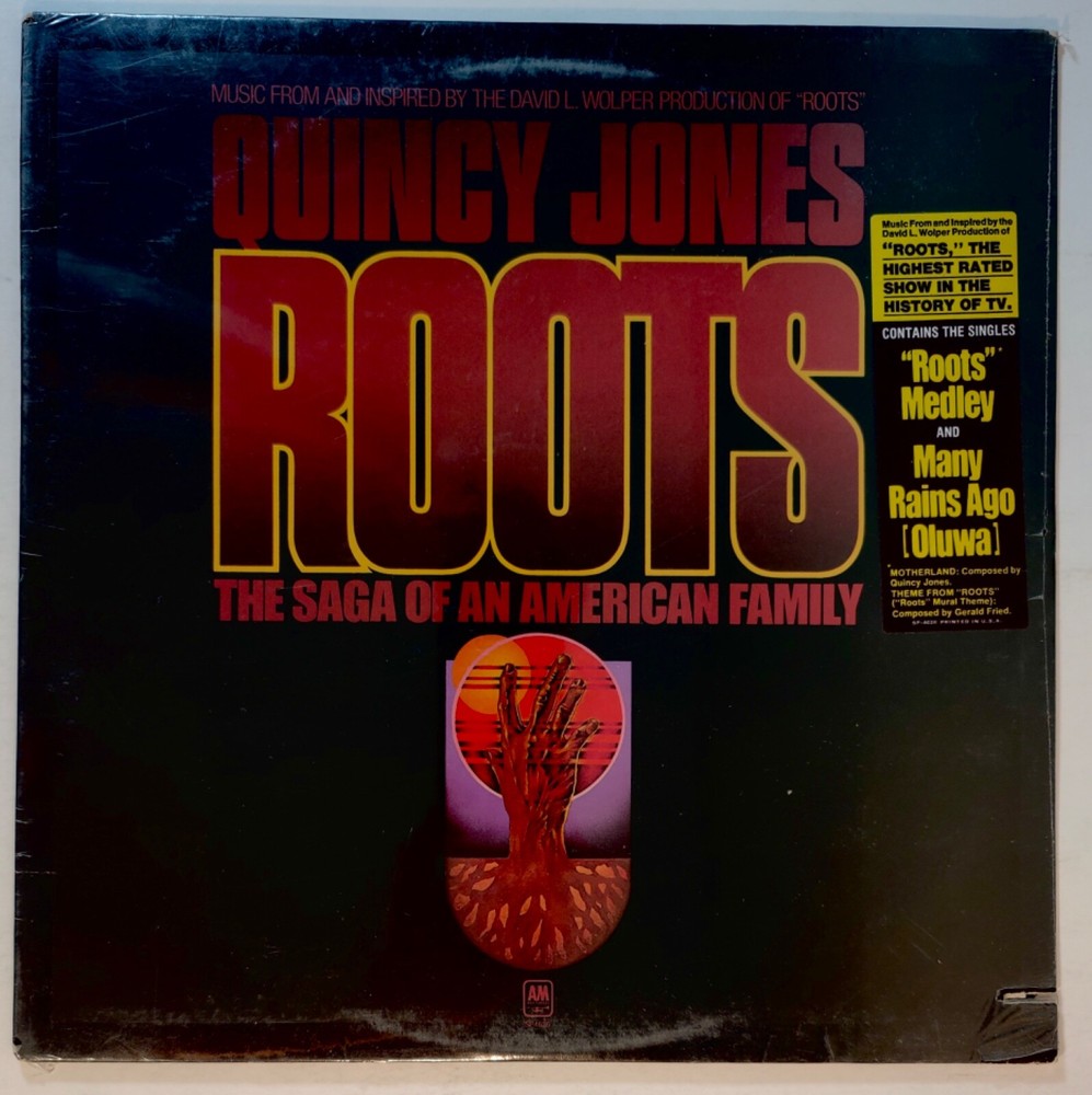 Quincy Jones Roots LP SEALED Hype sticker