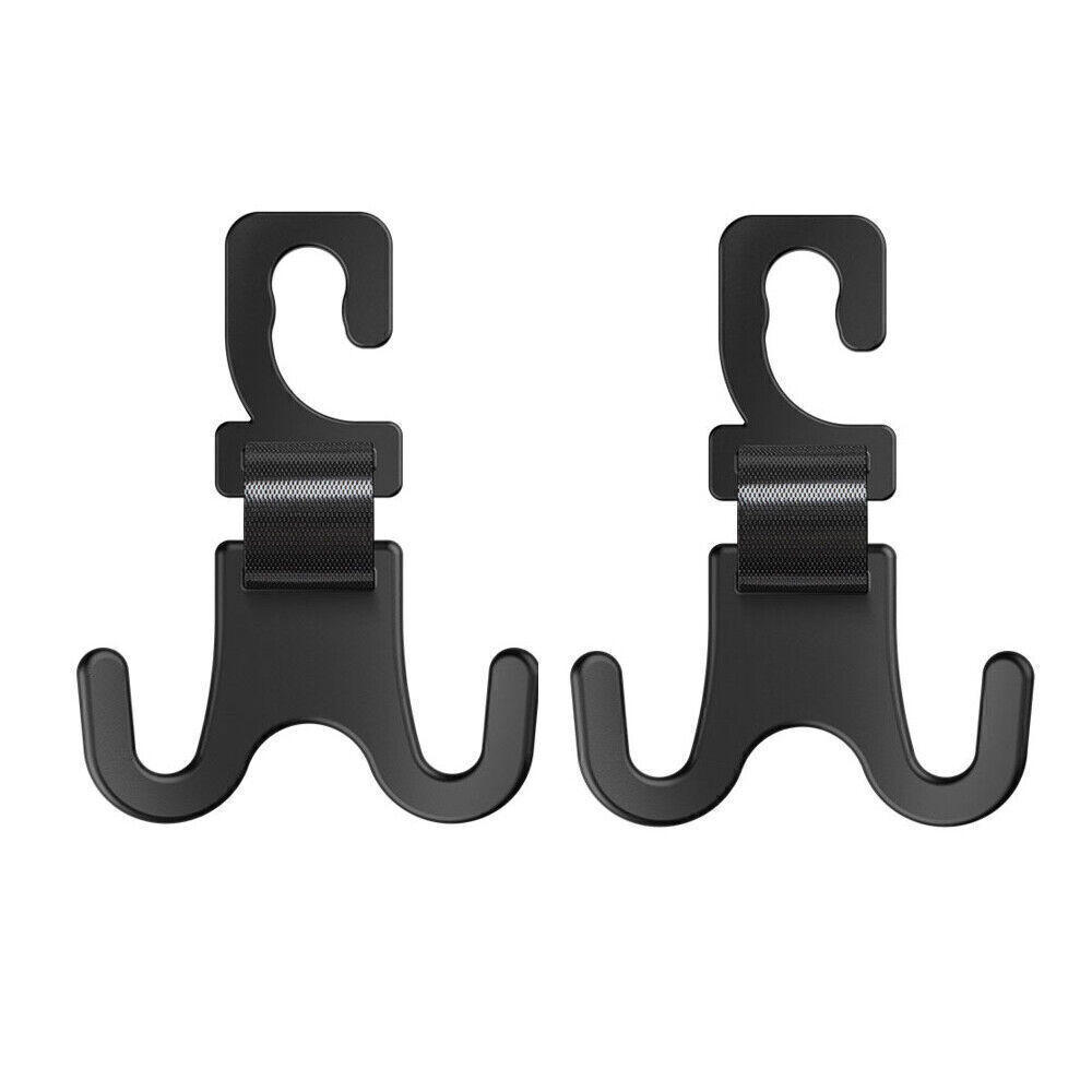 2Pcs Car Accessories Seat Headrest Hook Purse Bag Storage Hanger Hooks Universal