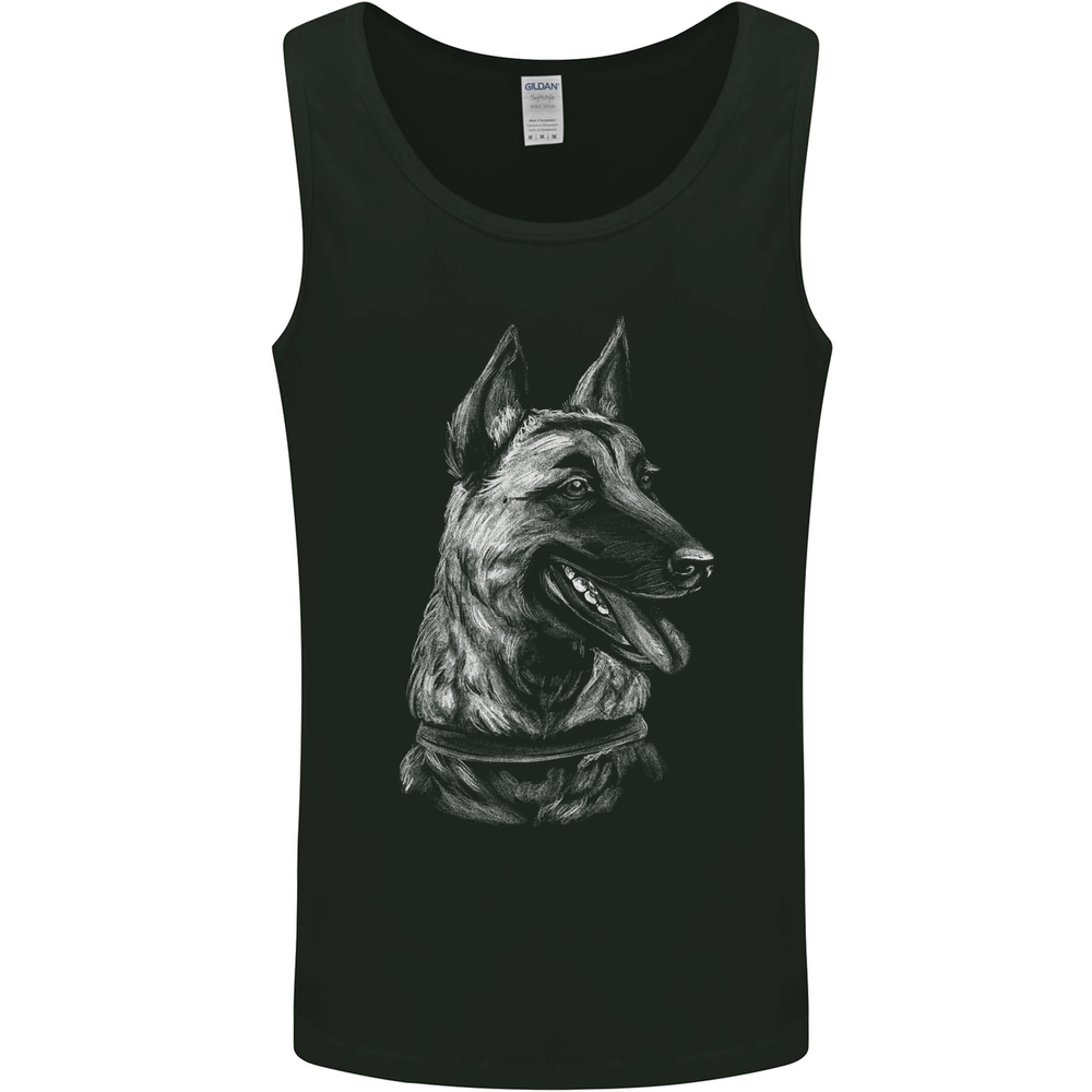 A Malinois Belga Dog Mens Vest Tank Top