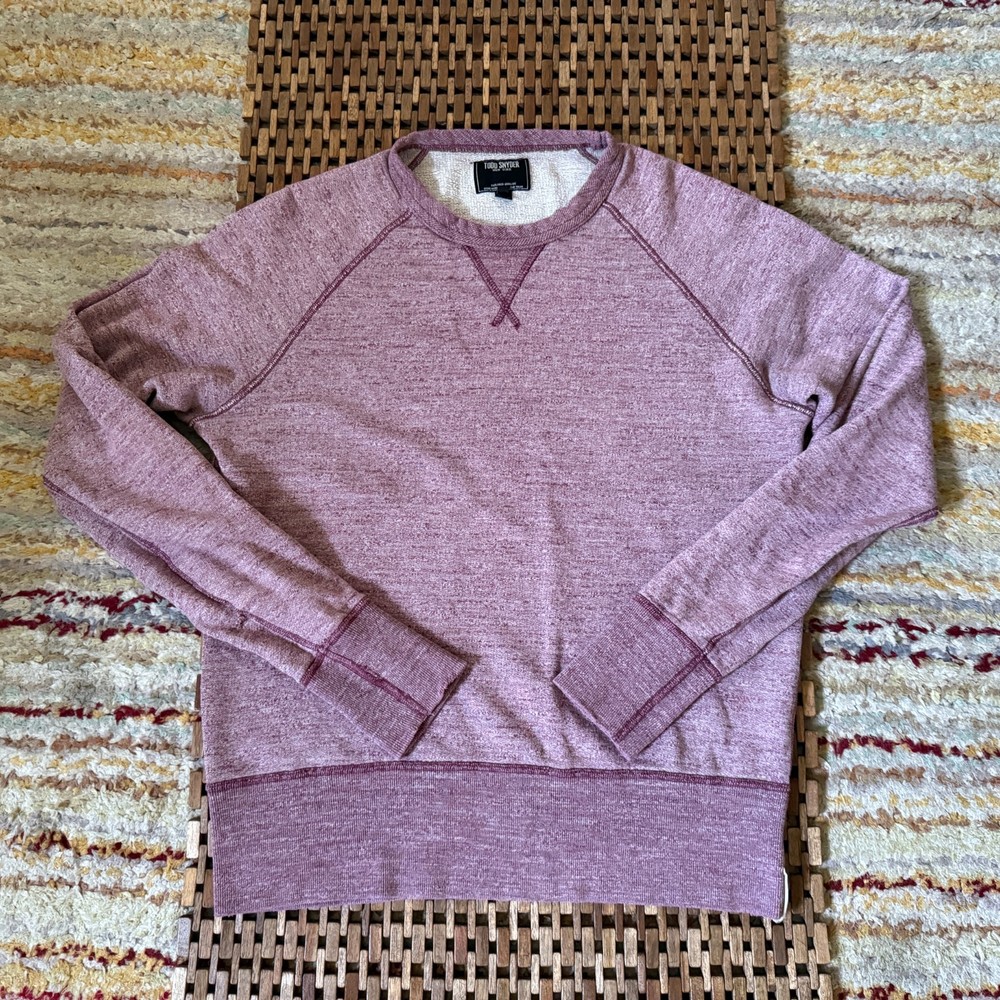 Todd Snyder Crew Neck Pullover Sweater Sweatshirt Purple Men's Small S