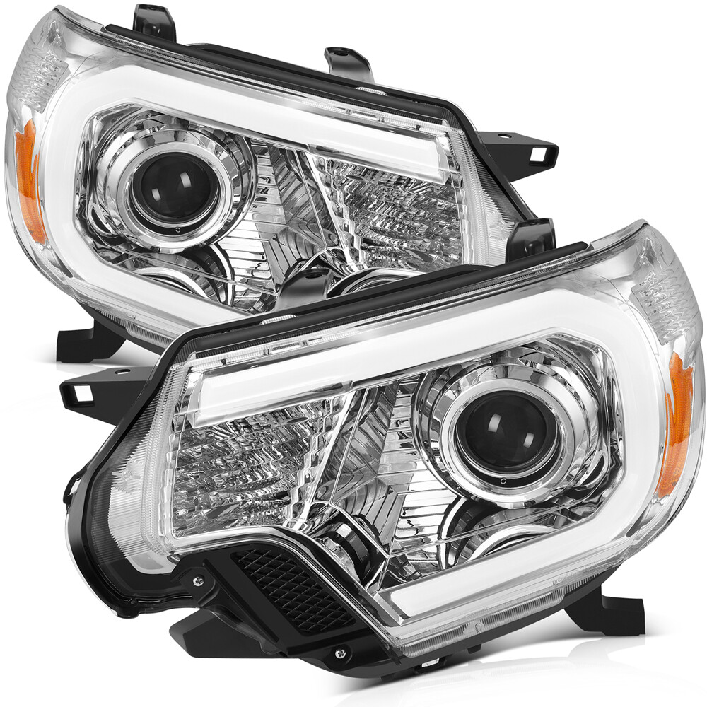 For 2012-2015 Toyota Tacoma Headlights Headlamps Assembly Left Right Pair