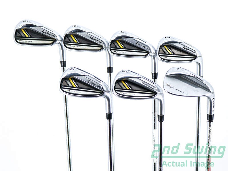 TaylorMade Rocketbladez HP Iron Set 5-PW AW Steel Regular Right Hand +1/4 Inch
