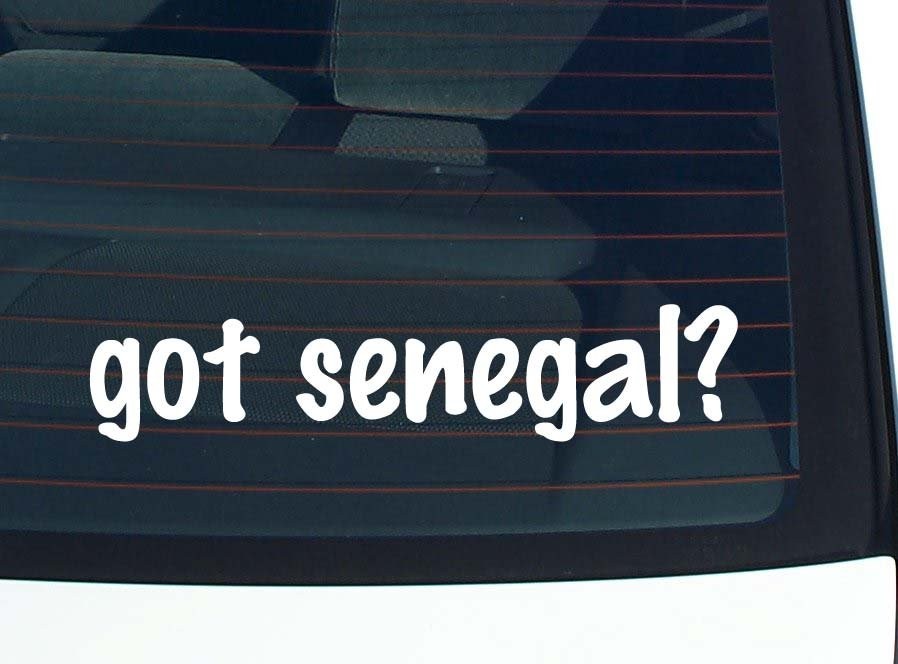 Senegal Car Decal Bumper Sticker Vinyl Funny Joke Window Decoration