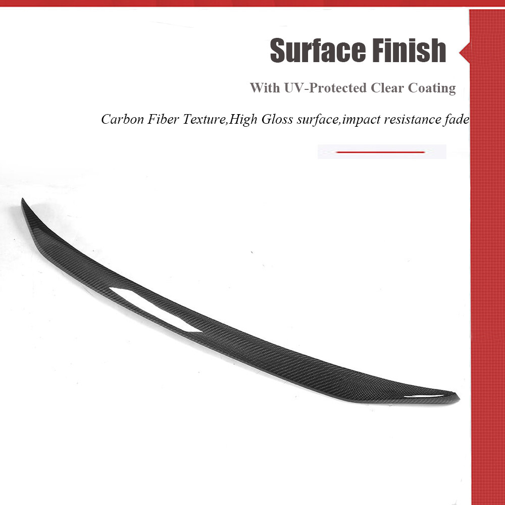 Carbon Fiber Rear Trunk Wing Boot Spoiler Lip for Porsche 911 991 Series