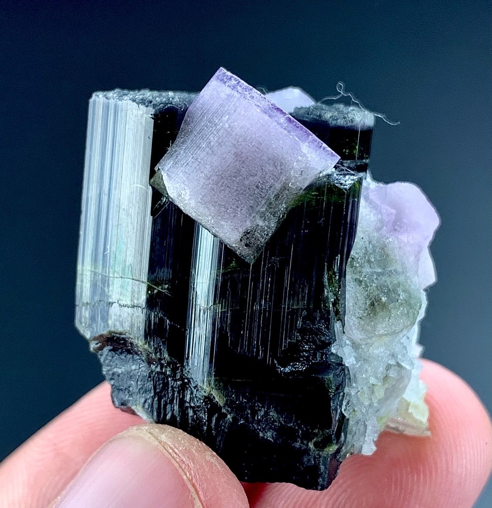 147 Carat Apatite Crystal With Tourmaline Specimen from Skardu Pakistan