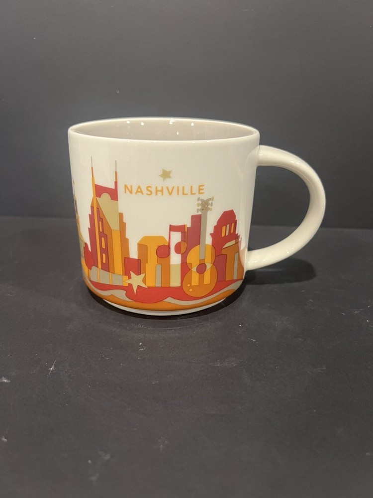 Starbucks Nashville You Are Here Collectible Mug 2015 Edition