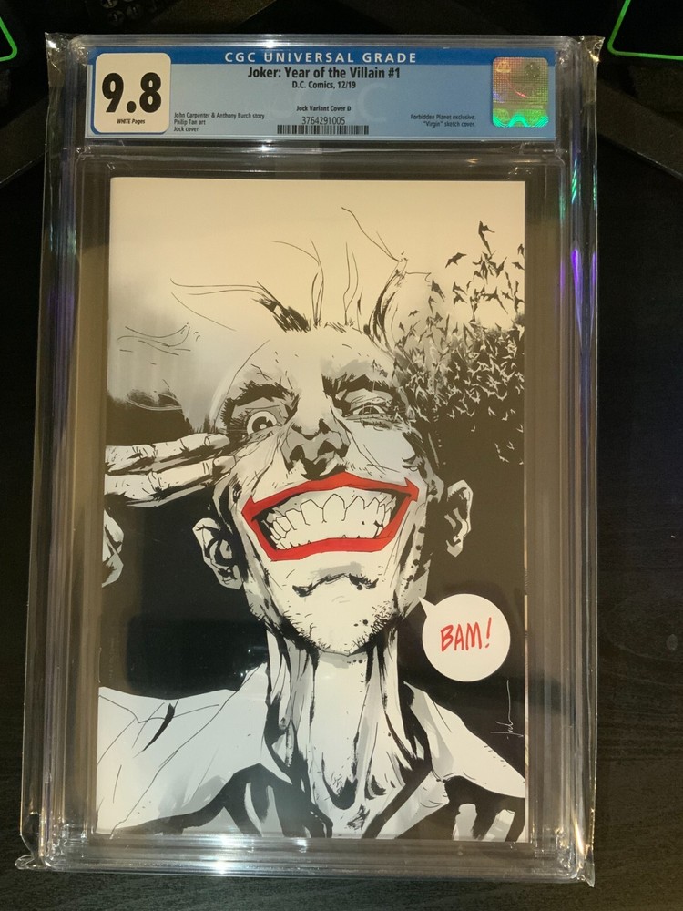 Joker: Year of the Villain #1 - CGC 9.8 Jock Variant - Forbidden Planet Exclusiv