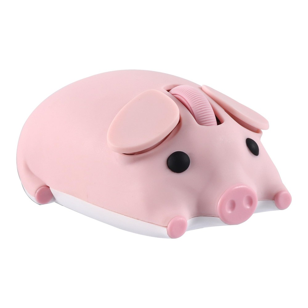 HUMTSO Cute Pig Wireless Mouse with 2.4GHz Bluetooth and 3 Buttons