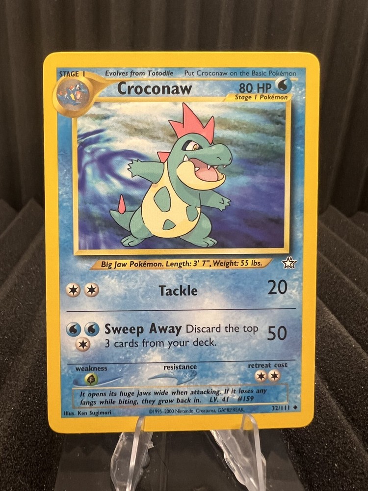 Croconaw 32/111 - Neo Genesis Unlimited Edition - WOTC Pokemon LP