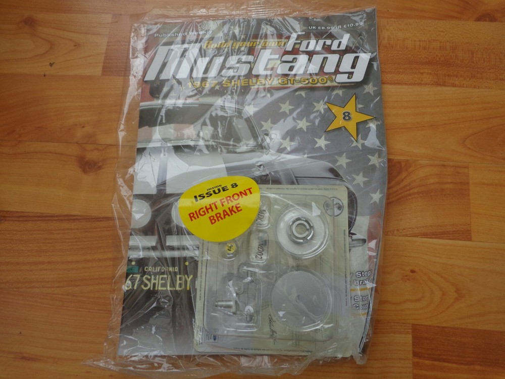 1/8 DEAGOSTINI BUILD YOUR OWN FORD MUSTANG 1967 SHELBY GT-500 ISSUE 8 INC PART