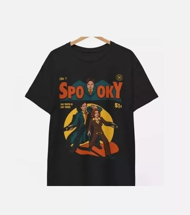 The X-files Spooky Shirt, The X-files Shirt, movie Shirt NJ131123
