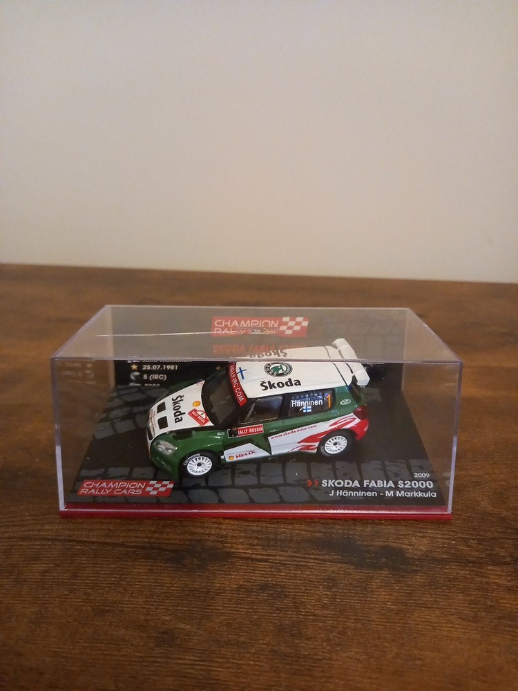 Skoda Fabia S2000 2009 Rally Russia 1/43 Scale Model by Ixo Altaya Free Shipping