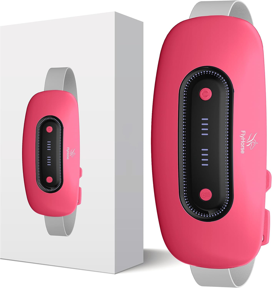 Portable Cordless Menstrual Heating Pad with 4 Heat Levels and Massage Modes