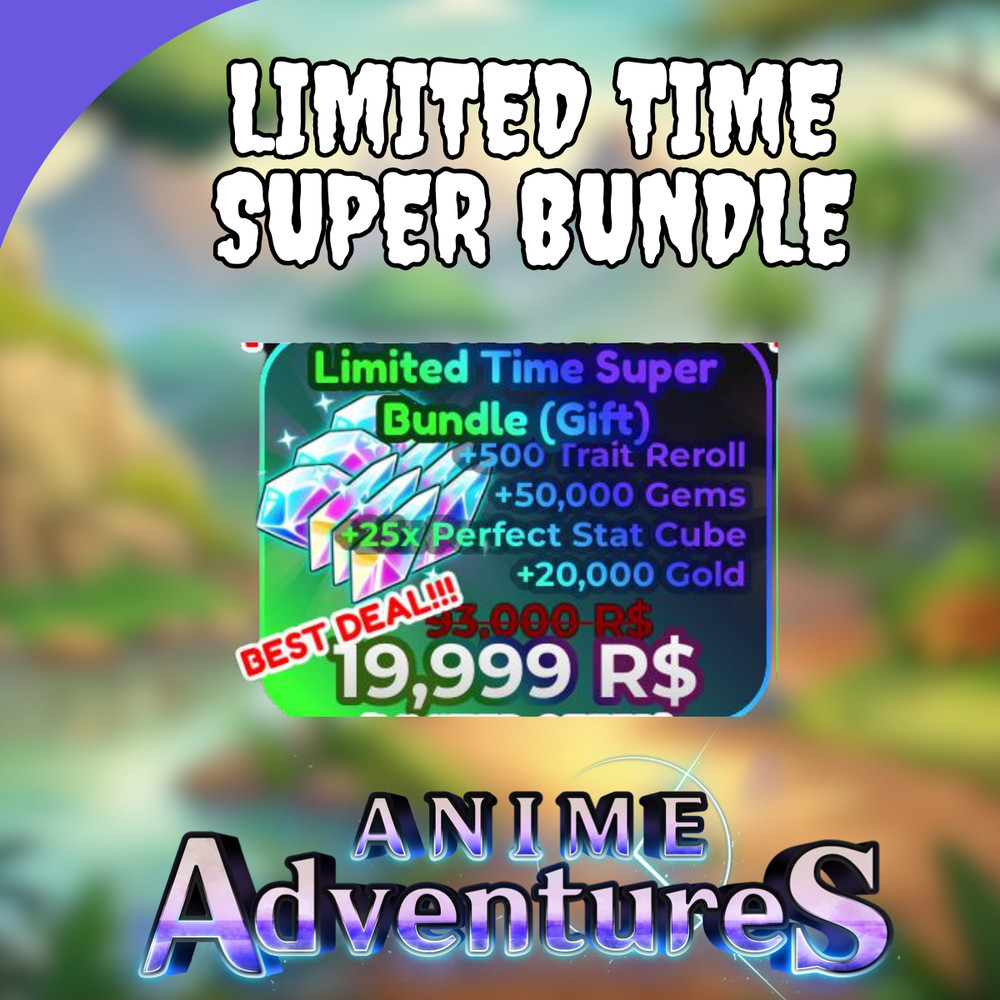 Anime Adventures (AA) Limited Time Super Bundle 🔥 Fast Delivery🔥-image
