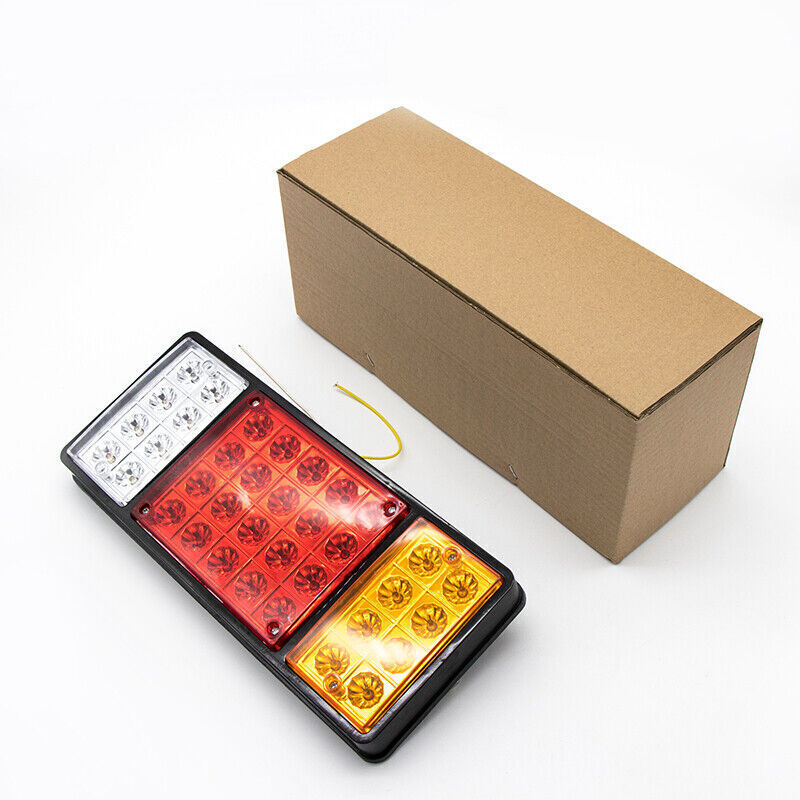 2X 36LED Trailer Rear Lights 12V Brake Tail Lamps for Boat Truck RV Snowmobile