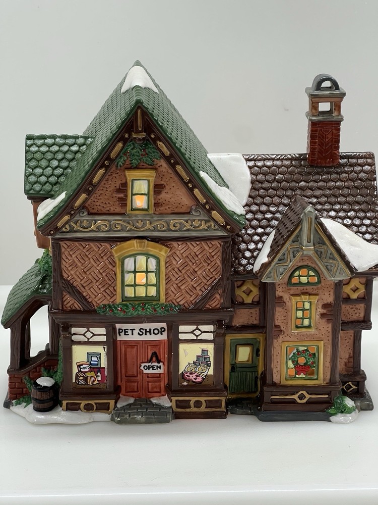 Heartland Valley Village Pet Shop Deluxe Porcelain Limited Edition 1999 OWell Collectible