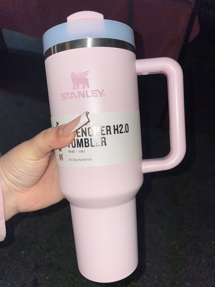 stanley 40 oz tumbler QUENCHERH2.0 pink