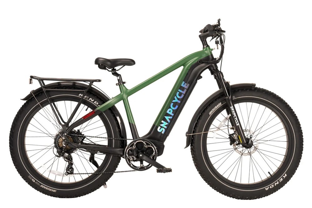 26in 750W Electric Mountain Bike 7-Speed Snow Ebike 60 Mile Range