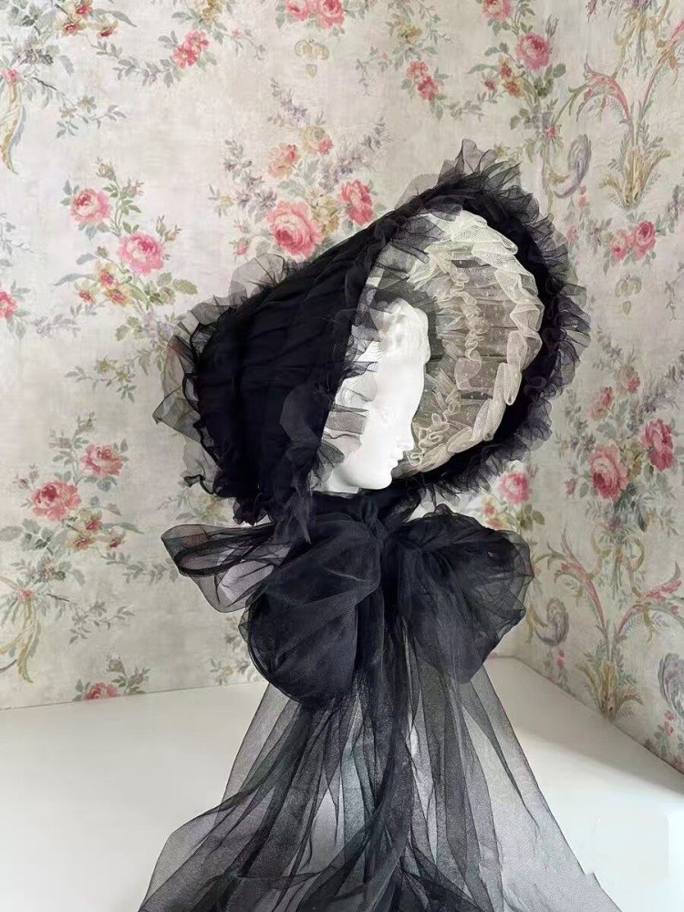 Lolita Gothic Lace Hat Headwear Bonnet Hat Knight Cap Style Gifts