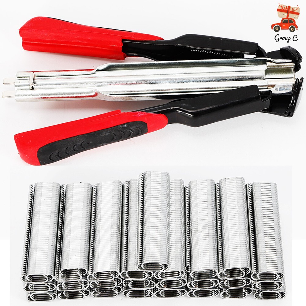 Hog Ring Pliers Kit 2500* C Clips Household Hand Tools For Seat Cover Upholstery