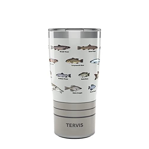 Fishing Fishy Insulated Tumbler, 20oz, Stainless Steel