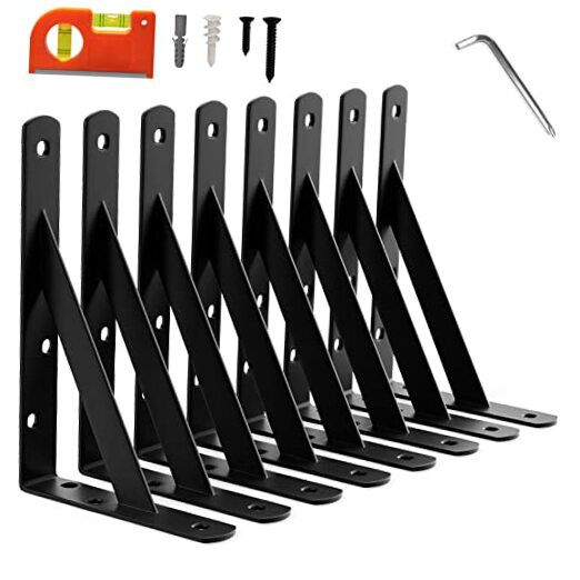 7 Inch Heavy Duty Shelf Brackets for Garage Storage and Shelving