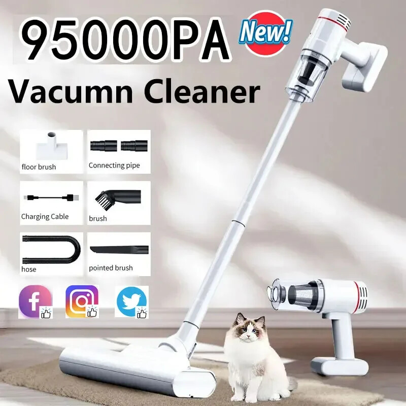 95KPa Cordless Handheld Vacuum for Home & Car Cleaning