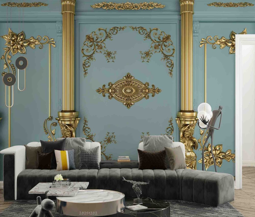 3D European Style Decorative Wall Murals Wallpaper Murals Wall Sticker