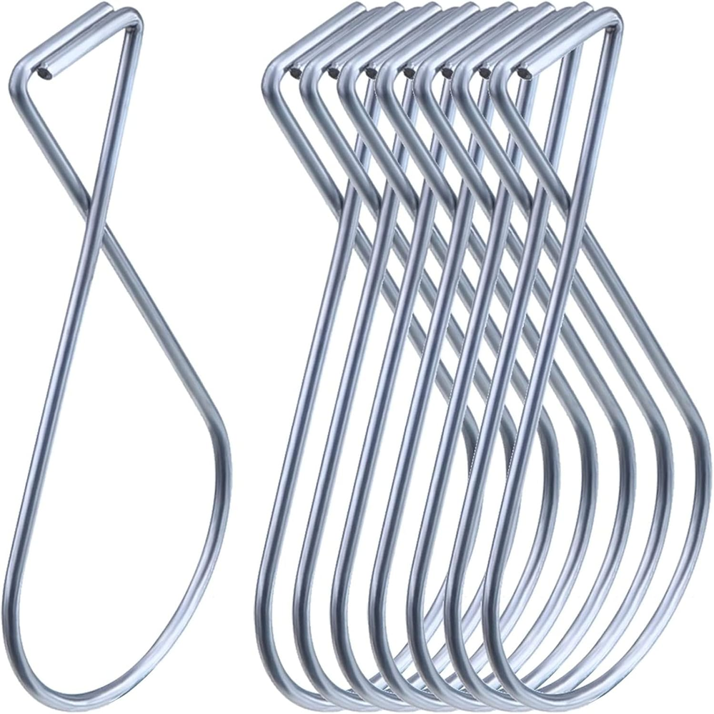 100 Packs Ceiling Hook Clips Ceiling Tile Hooks T-Bar Clips Drop Ceiling Clips f