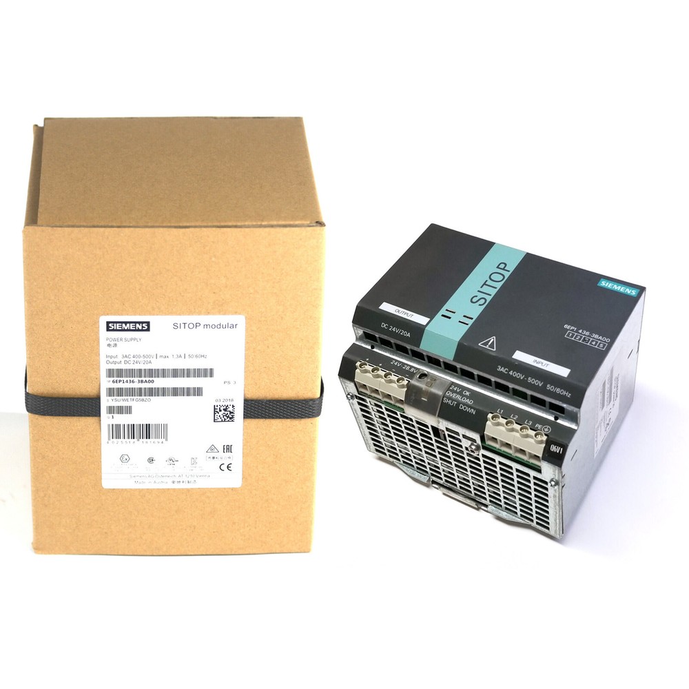 1PCS New Siemens 6EP1 436-3BA00 6EP1436-3BA00 Power Supply -