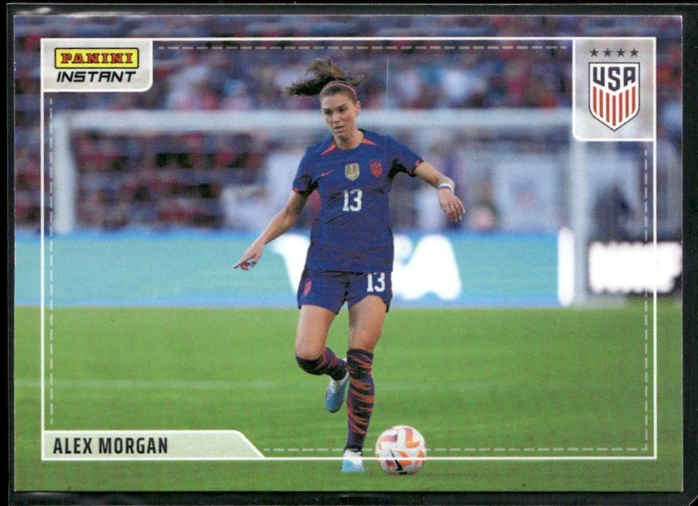 2023 Panini Instant USWNT Action Card A-AM Alex Morgan Soccer