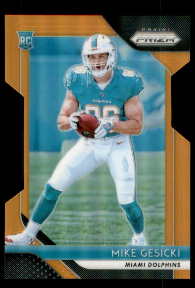 2018 Panini Prizm Prizms Orange #216 Mike Gesicki /249