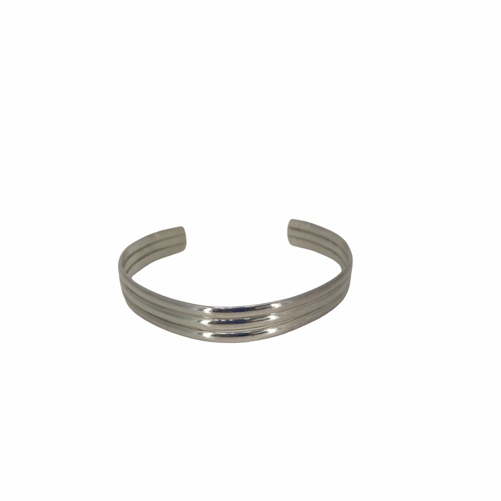 925 Sterling Silver Sleek Men's Bangle Design EGV47