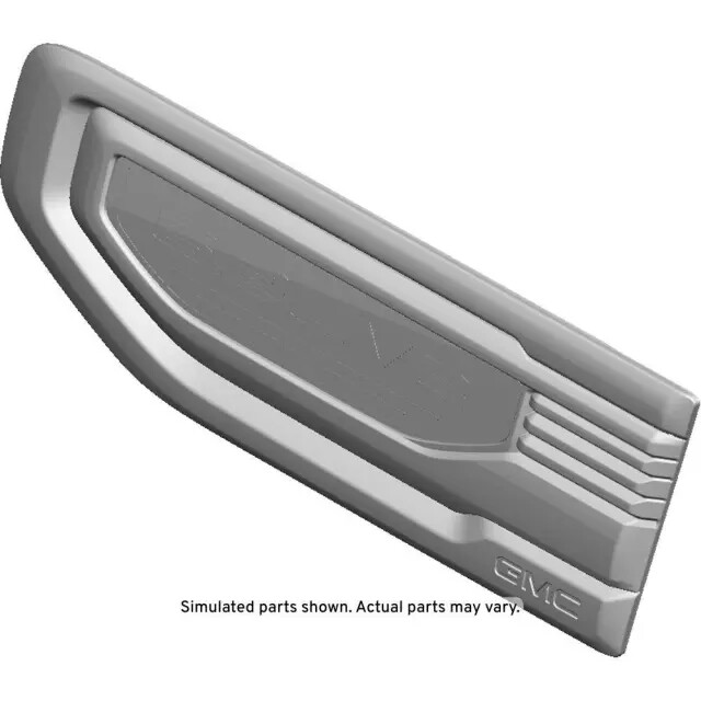 Genuine GM Bright Chrome Front Driver Side Fender Ornamentation Vent 84431322