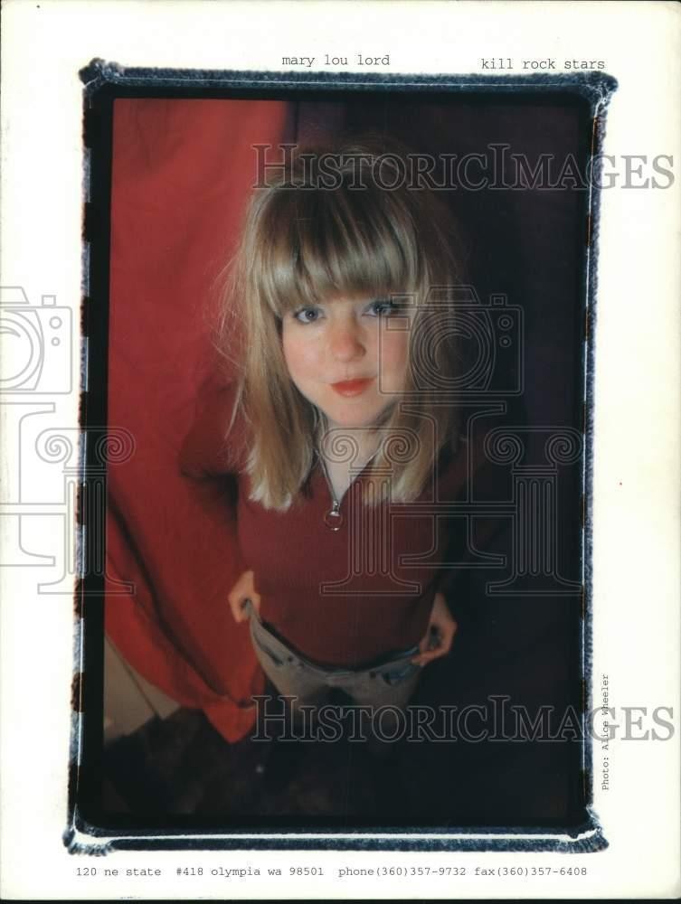 1997 Press Photo Musician Mary Lou Lord - pia09912